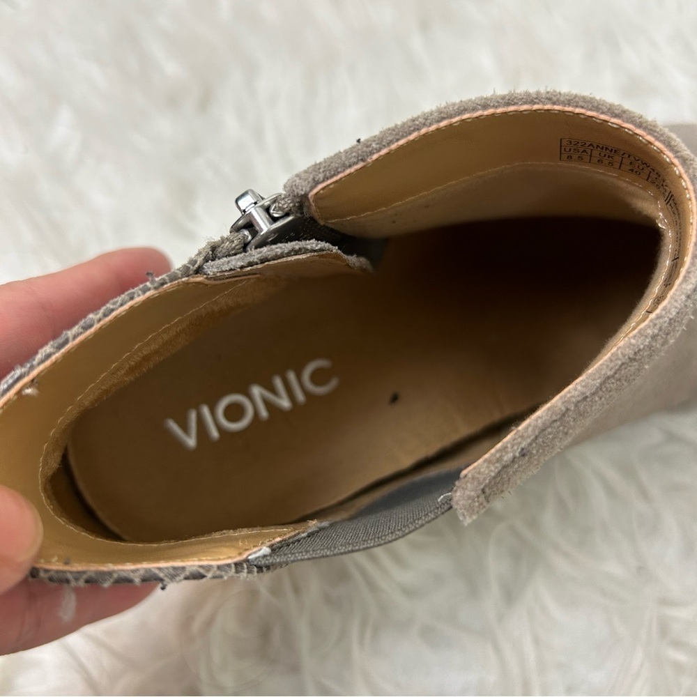 Vionic Anne Bootie Ankle boots suede size: 8.5 - Picture 6 of 10